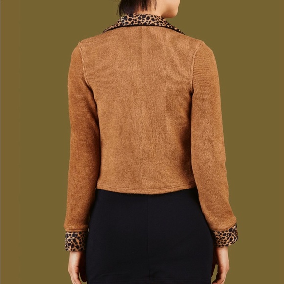 UNIF Beige/Leopard Sweater - Picture 4 of 8